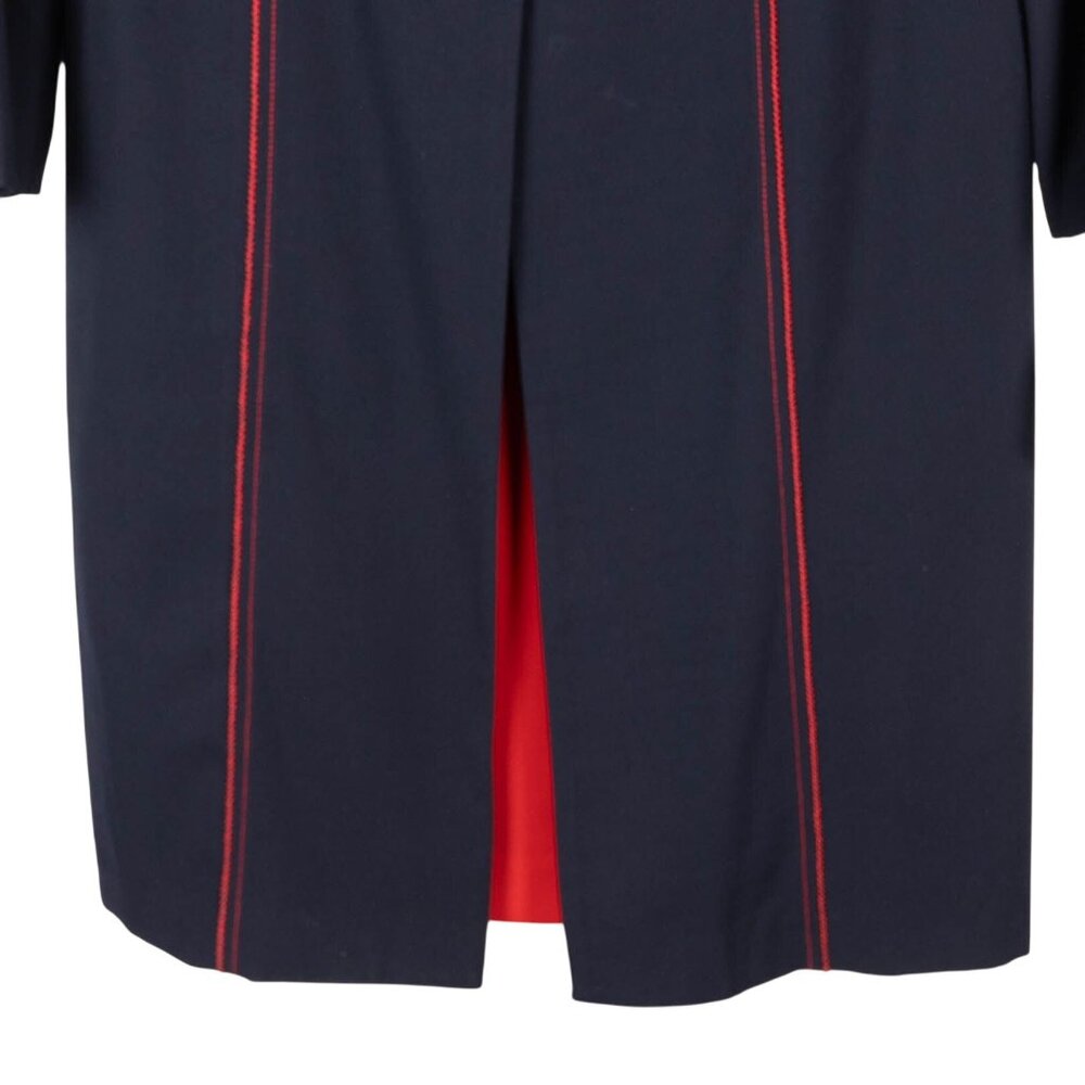 Julian Taylor Dress Blazer Set 12 14 Womens 80s Career Casual NEW Navy Blue Red - Picture 3 of 9